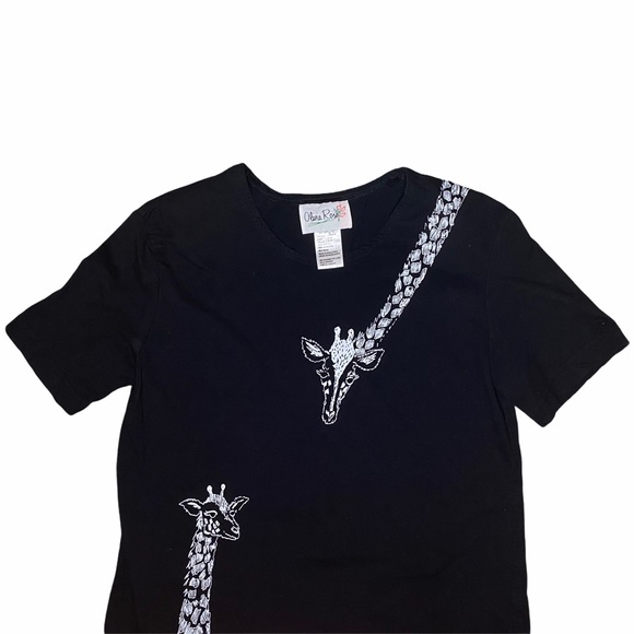 Vintage Giraffe Print Shirt Dress - Picture 3 of 6